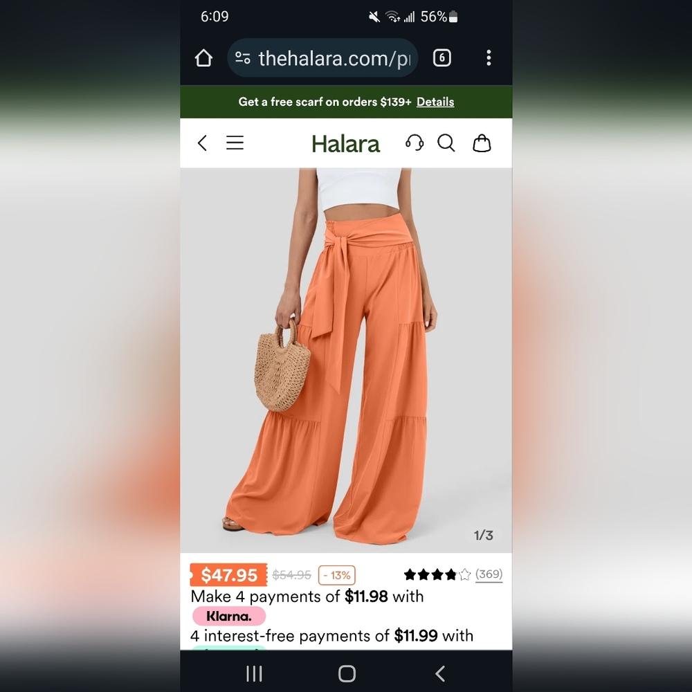 Wide Leg Palazzo Pants